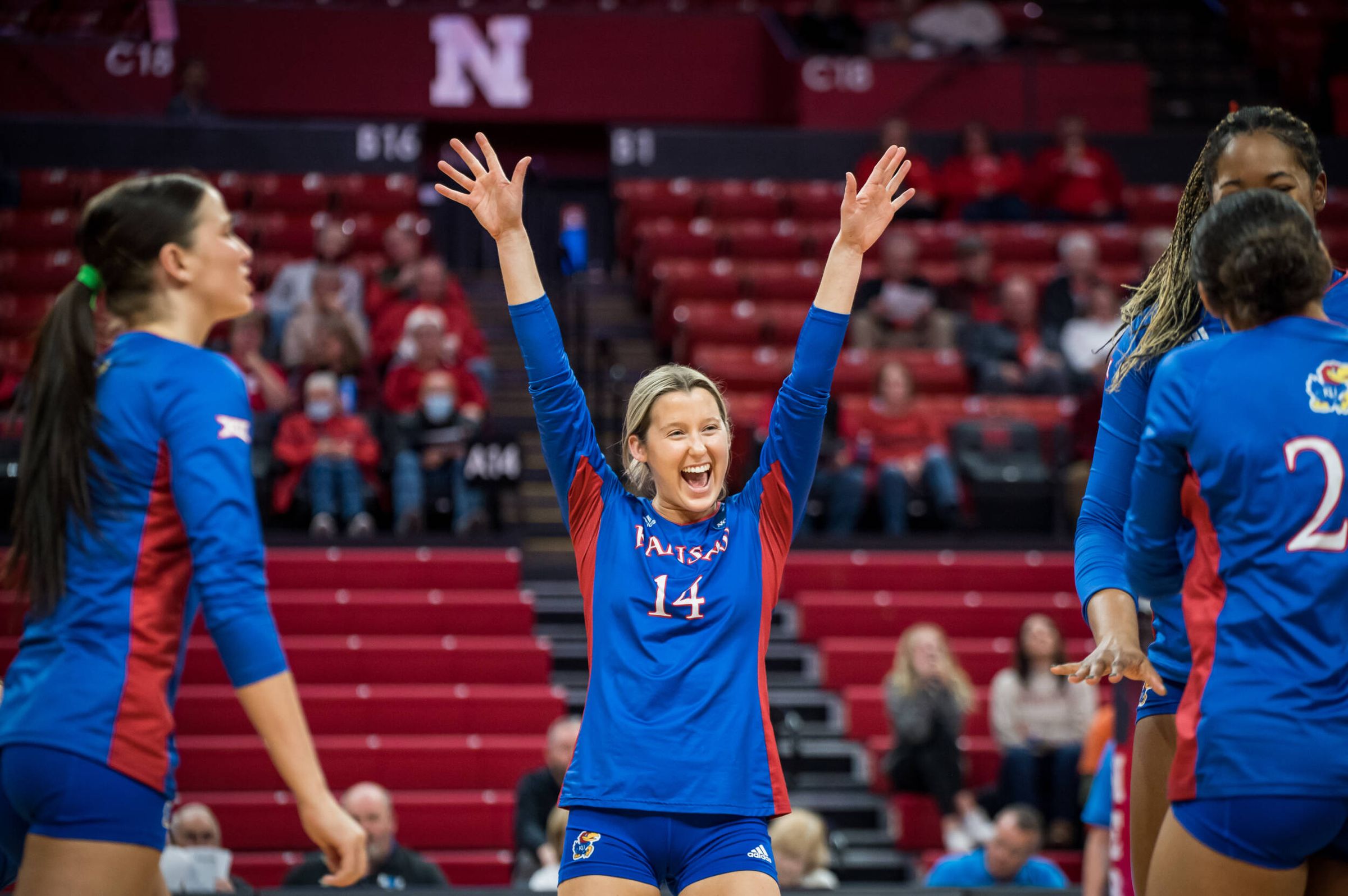 How a growth spurt turned Caroline Bien into one of Big 12 volleyball's